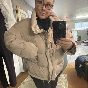Puffer bomber jacket